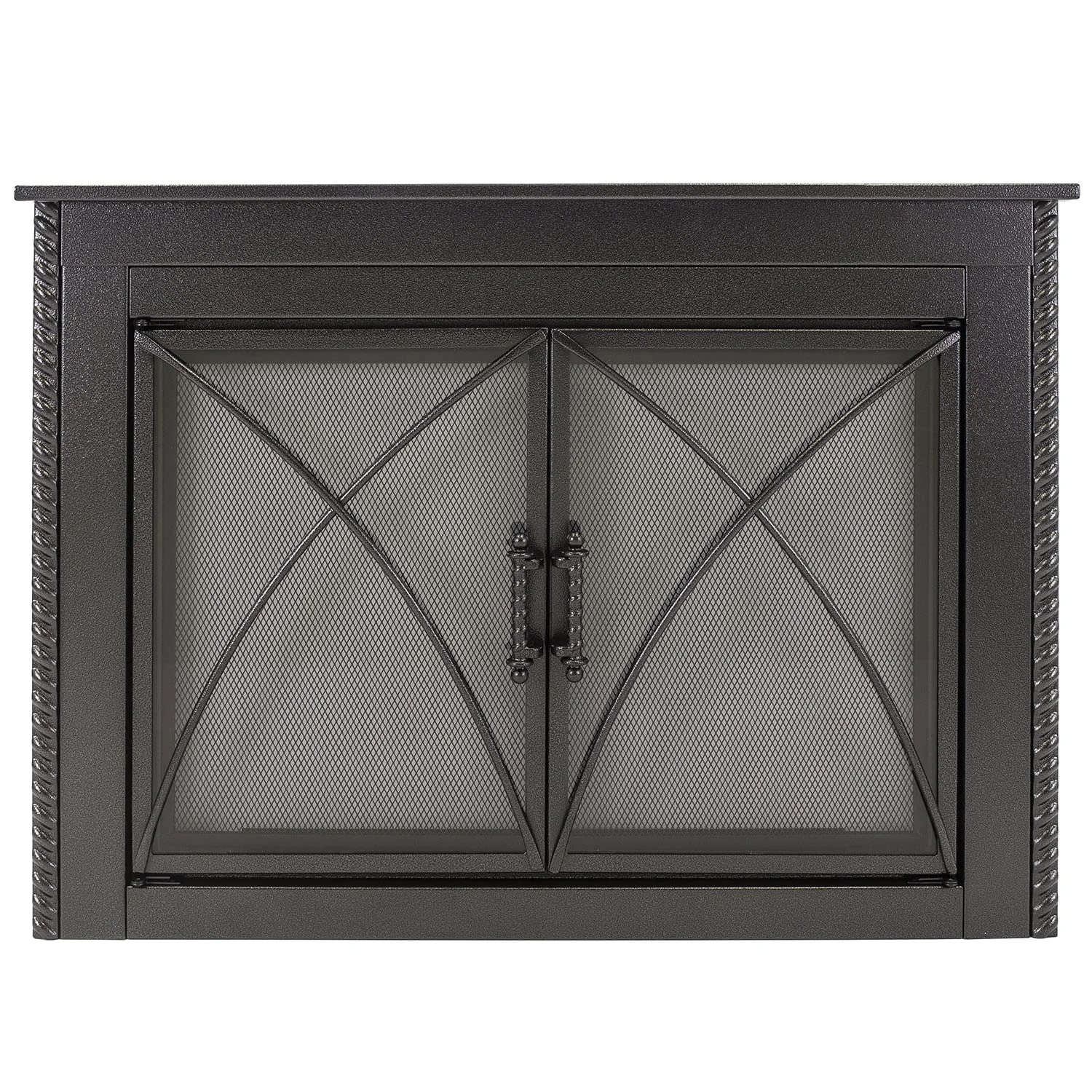 Pleasant Hearth Albus fireplace glass door