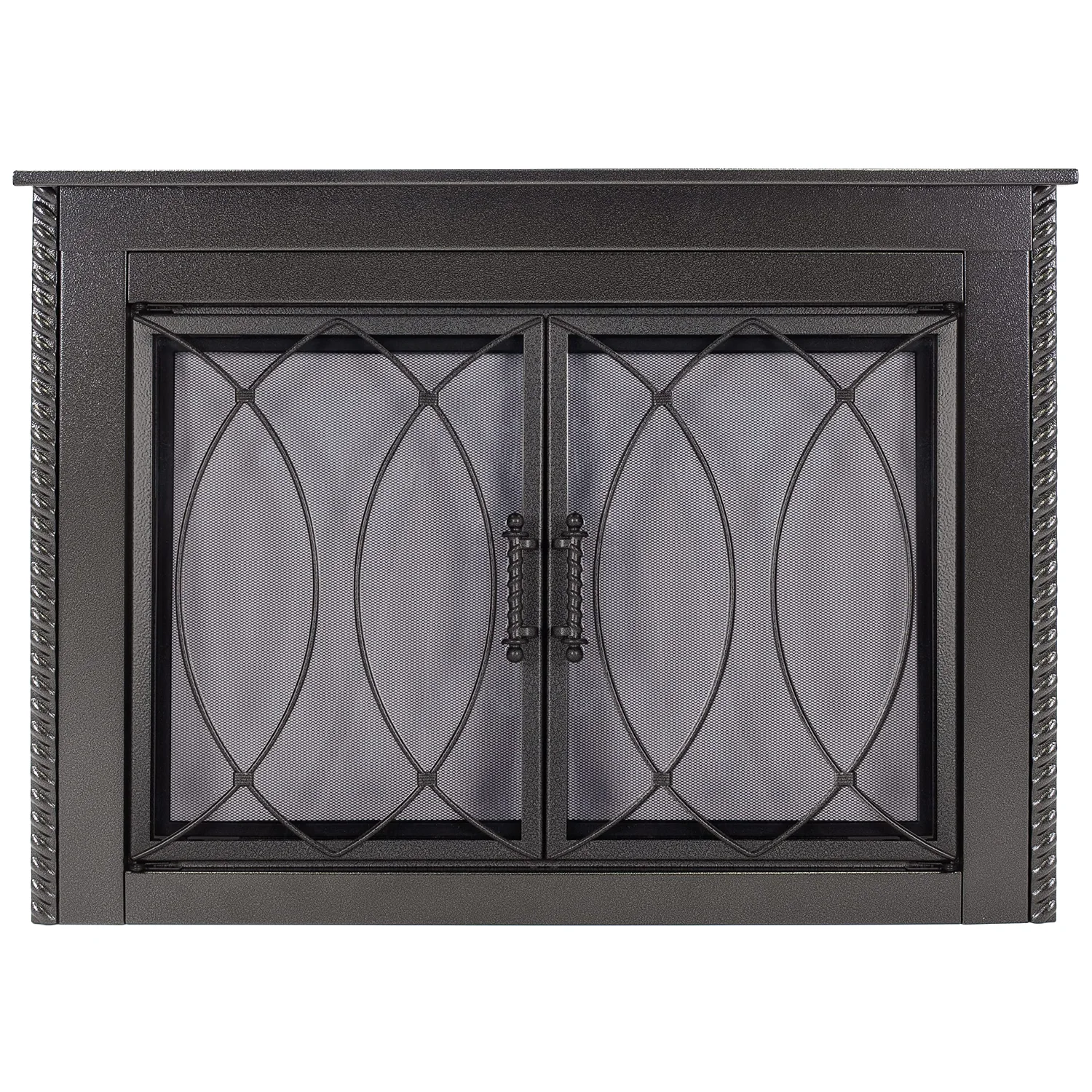 Pleasant Hearth Amhearst fireplace glass door