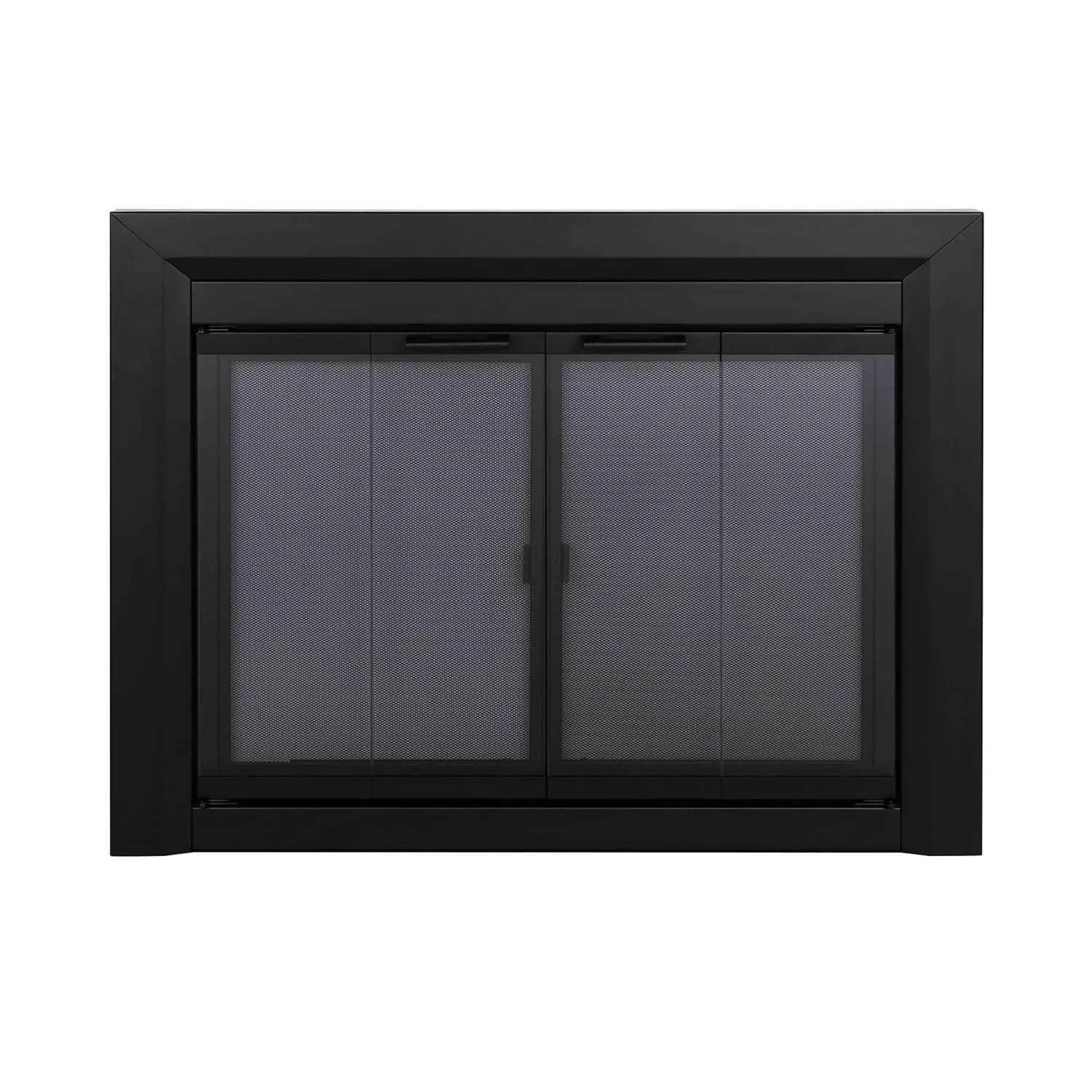 Pleasant Hearth Clairmont fireplace glass door, Large, Black