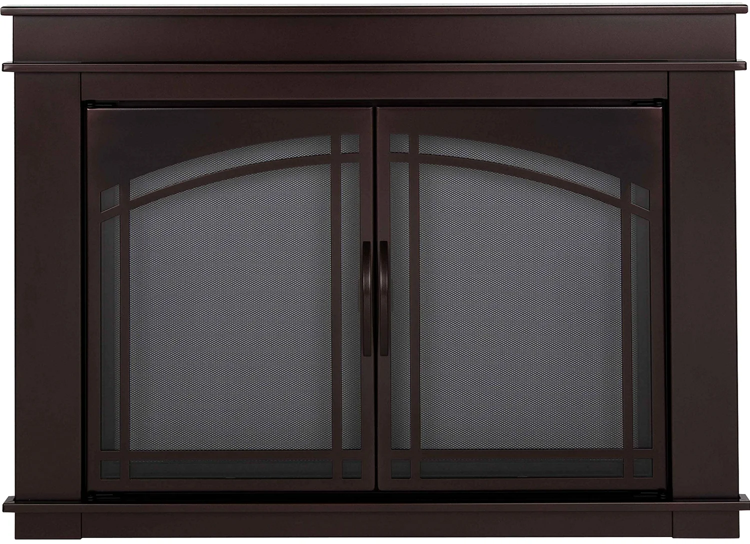 Pleasant Hearth Fenwick fireplace glass door, Small, Oil rubbed bronze