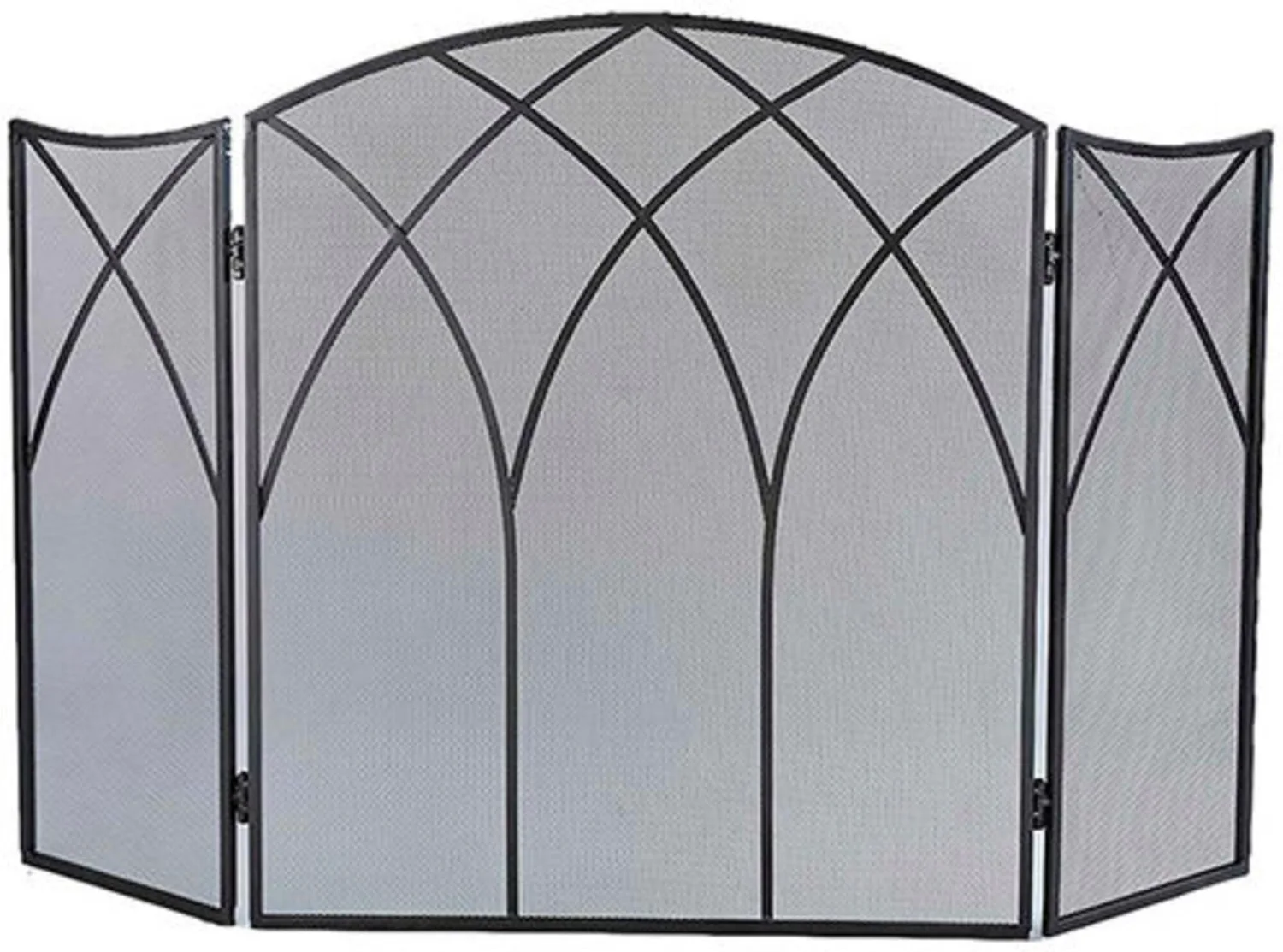 Pleasant Hearth Gothic fireplace screen