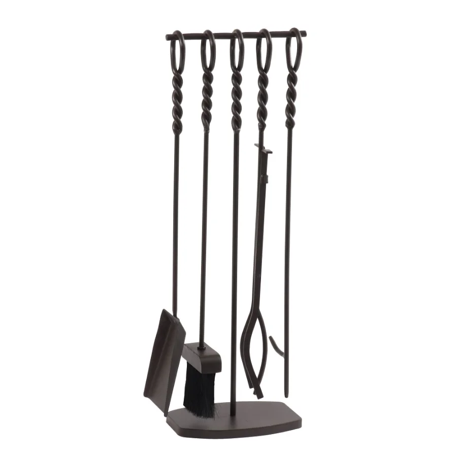 Pleasant Hearth Waverly 5-piece fireplace tool set