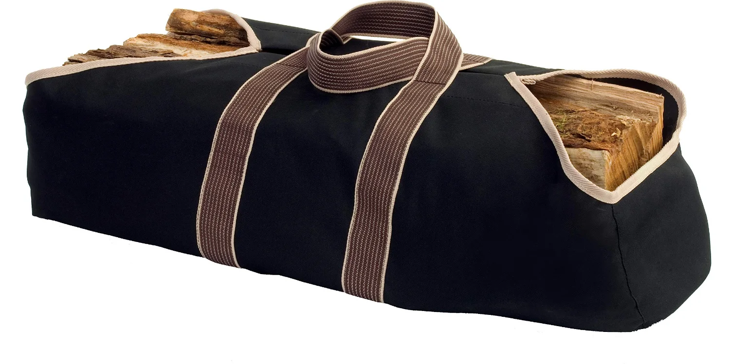 Pleasant Hearth Canvas log tote