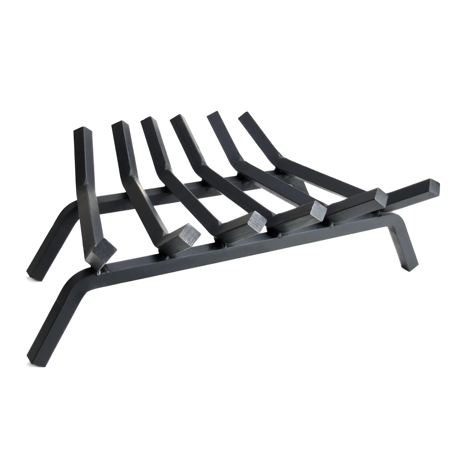 Pleasant Hearth 3/4-inch premium steel fireplace grate, 24 in, Black
