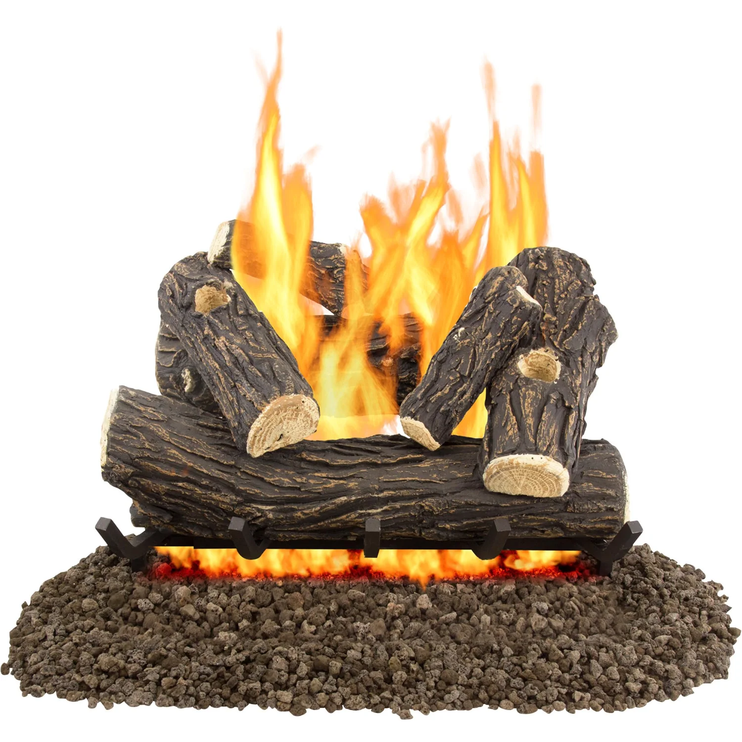 Pleasant Hearth Willow Oak 24-inch vented gas log set