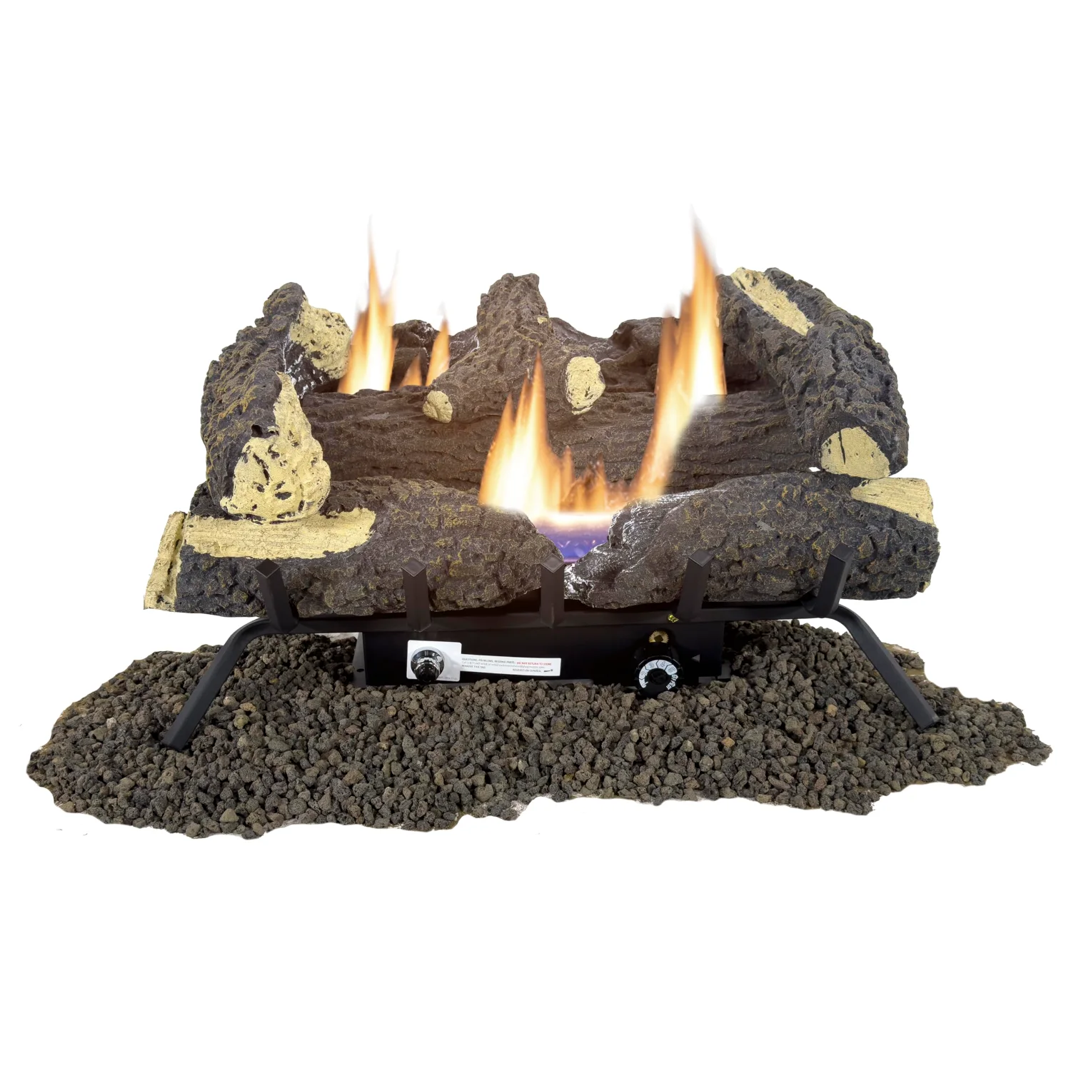 Pleasant Hearth Wildwood 24-inch vent-free gas log set
