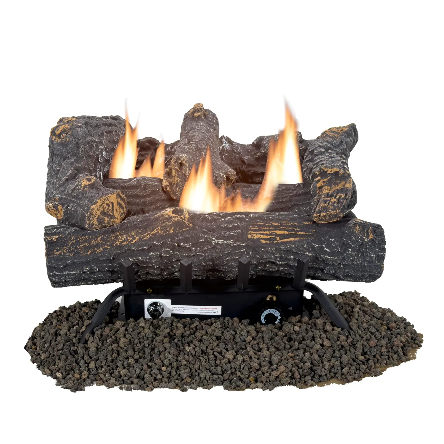 Pleasant Hearth Southern Oak 18-inch vent-free gas log set