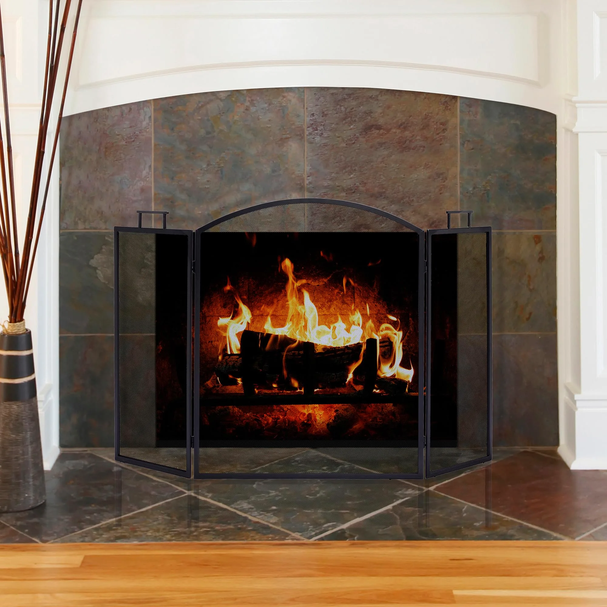 Classic fireplace screen