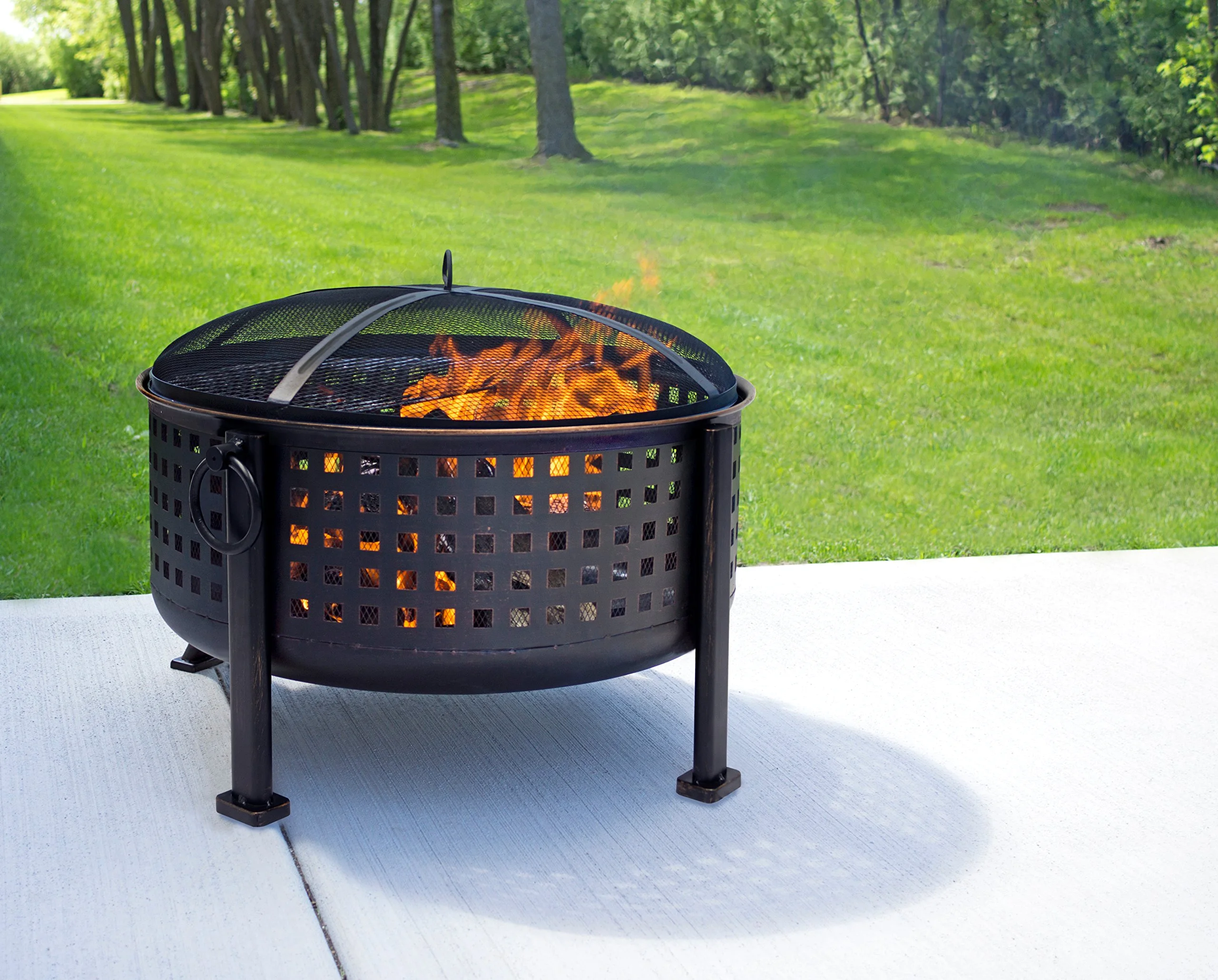 Langston deep bowl fire pit